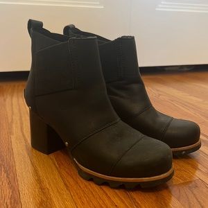 Black womens sorel boots